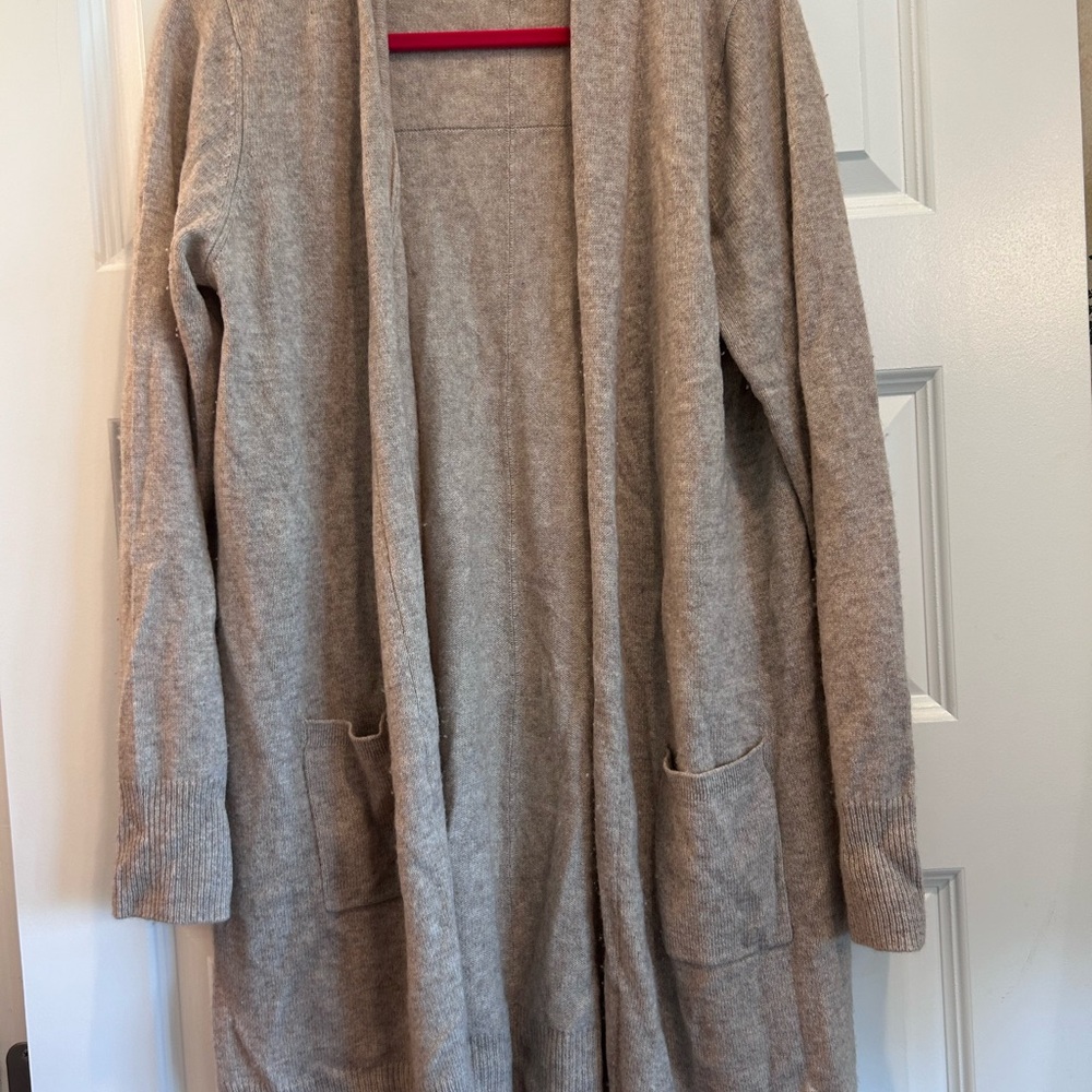 Premise Cashmere Open-Front Cardigan XL- play condition.